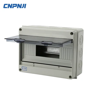  Ht 5/8/12/15/18/24forma impermeable al aire libre con protección IP65 caja de conexiones eléctricas de plástico PC interruptor MCB Caja de distribución de montaje en panel