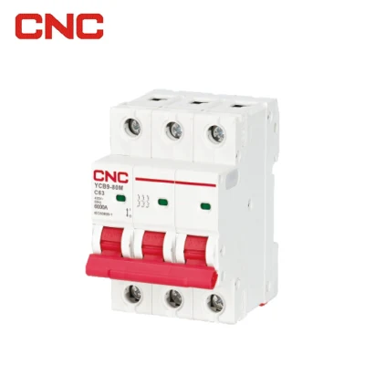 Disyuntor miniatura MCB CNC Mini Disyuntor Ycb9-80m 4.5ka; 6ka; 10KA