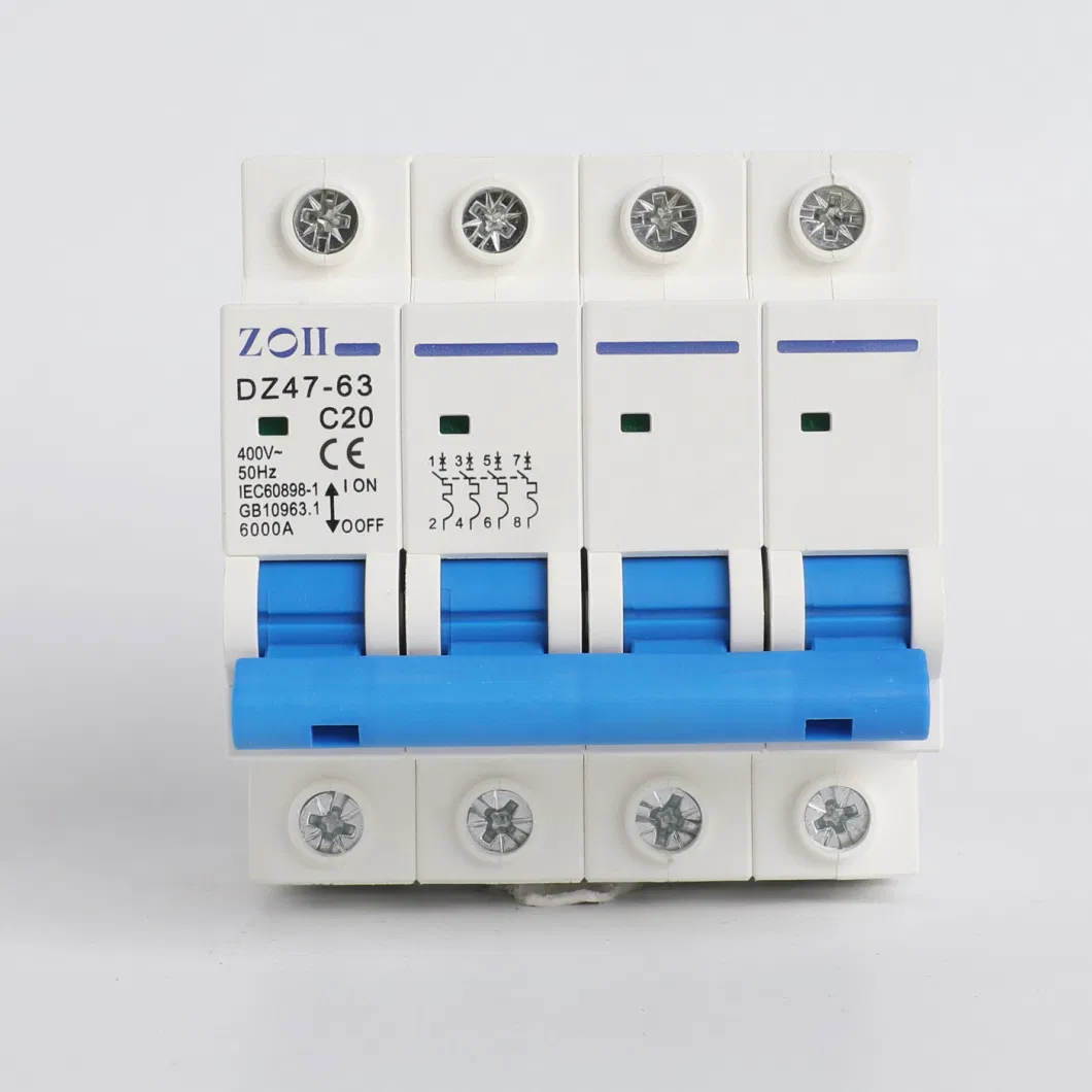 1p 2p 3p 4p DC Mini Circuit Breaker 250V 500V 750V 1000V MCB Air Circuit Breaker 10A 16A 20A 25A 32A 40A 50A 63A