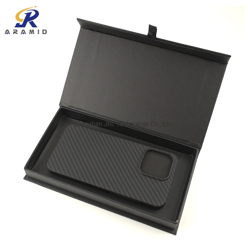 Unique Camera Metal Ring Full Protection Design Aramid Carbon Fiber Phone Case for iPhone 14