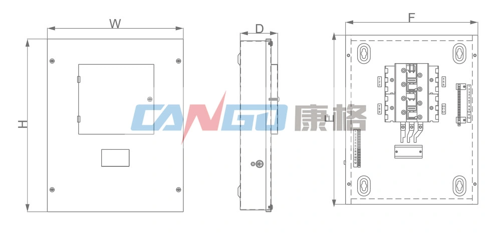Kgmt Series Surface Mounted Plug-in Type 4-12way Distribution Board