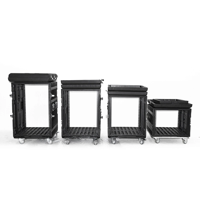 16u PRO Audio Shockmount Power Distro Rack 3 Phase Power Distribution Box