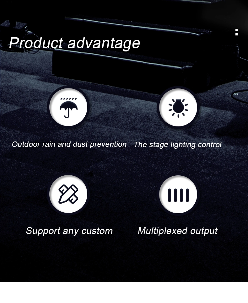 Flush Type Stage Light Distribution Box Power Distribution Box for Stage Light Can Be Customized Portable Power Distro Plug