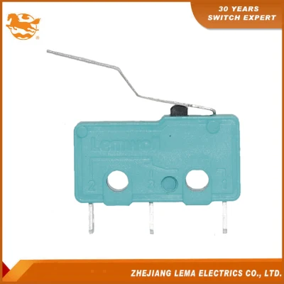  Microinterruttore attuatore ultraminiaturizzato a leva piegata Kw12-4