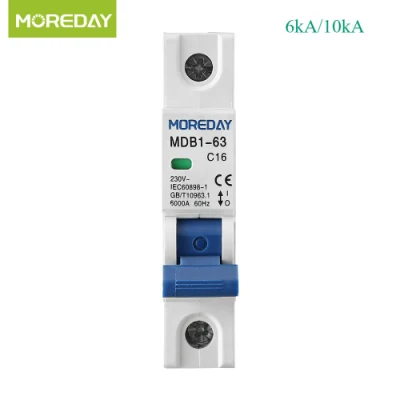  Smart WiFi 1p controllo remoto monofase modulare su guida DIN Interruttore di circuito MCB miniaturizzato