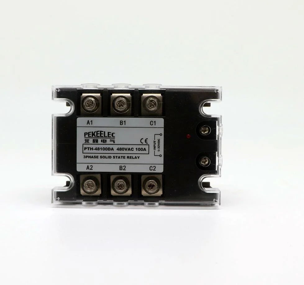 100A DIN Rail Mount Three Phase Rectifier Solid State Relay