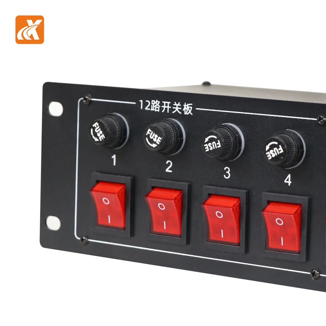 for Stage Performance Stage Light HD Model Kgb-J12 220V Voltage Input Through Touch Cpush Button Electrical Switch Board