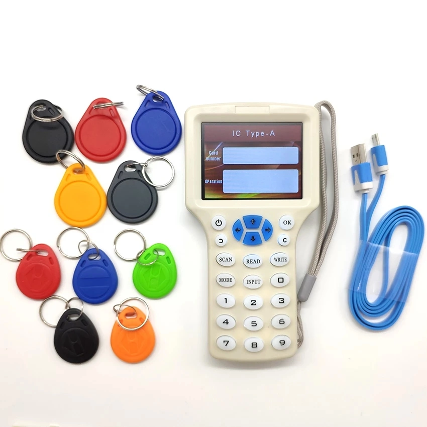 Custom Logo Copy Rewritable Writable Rewrite Duplicate RFID Tag Copy Em4100 125kHz Card Proximity ID Token Keyfobs