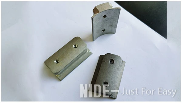 NdFeB Starter Motor Arc Magnet Motor Parts Double Hole Strong Magnetic Neodymium Magnet