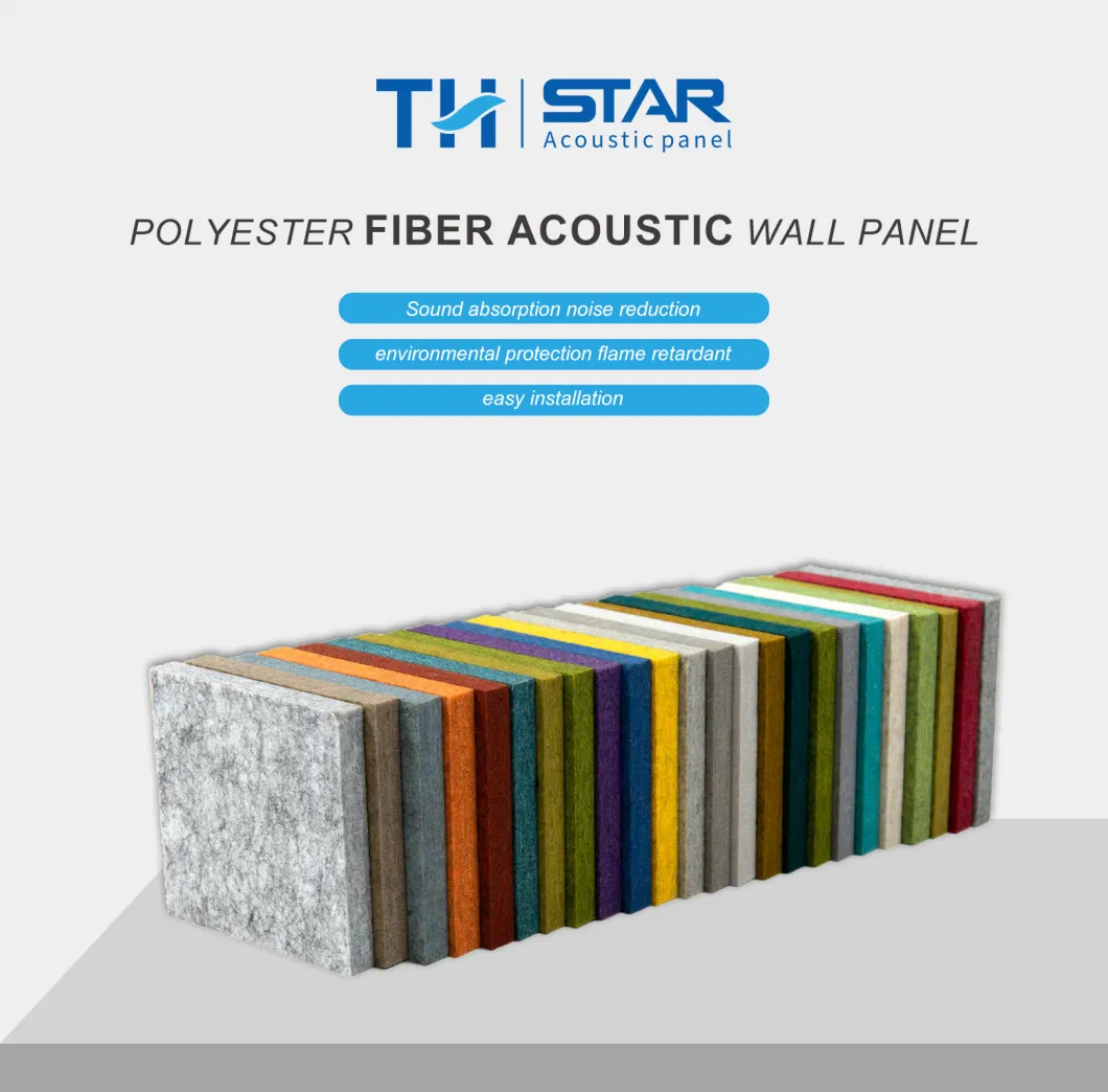 Th-Star Acoustic Pet Felt Wall Ceiling Panel for Lighting Box