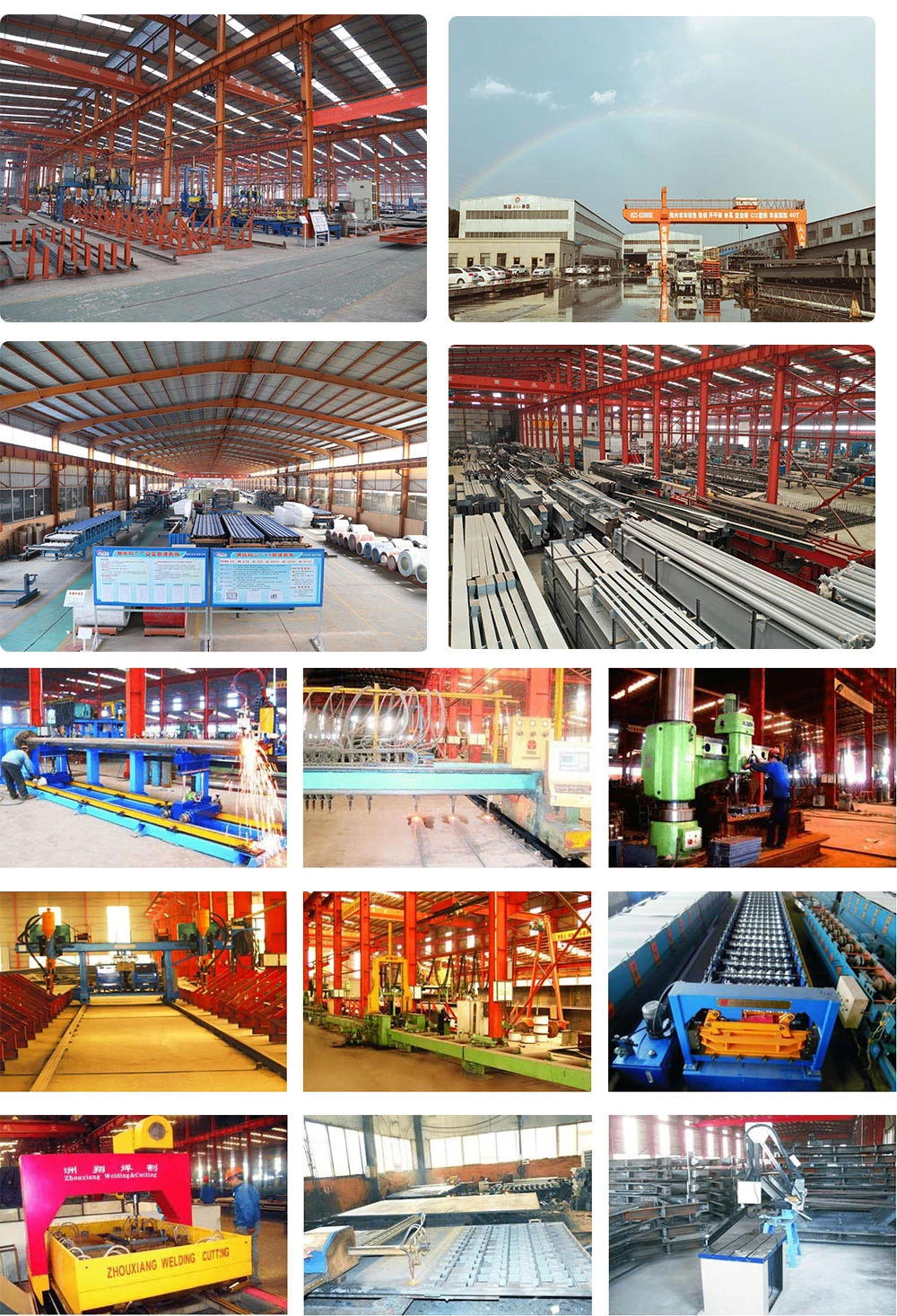 Modular Construction Building Steel Structure Prefabricated Metal Warehouse /Workshop for Algeria