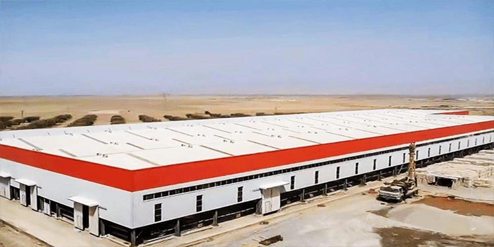 Portable Frame Modular Steel Structure Prefabricated Factory Prefab Metal Warehouse (BYSS-220523002)