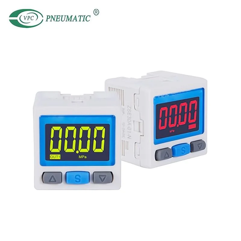 Zse40A (F) Series 2 Colour Display High Precision Digital Pressure Switch