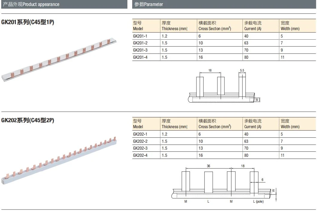 New Type Top Sale Popular Product Pin Type Copper Busbar Assembly Busbar