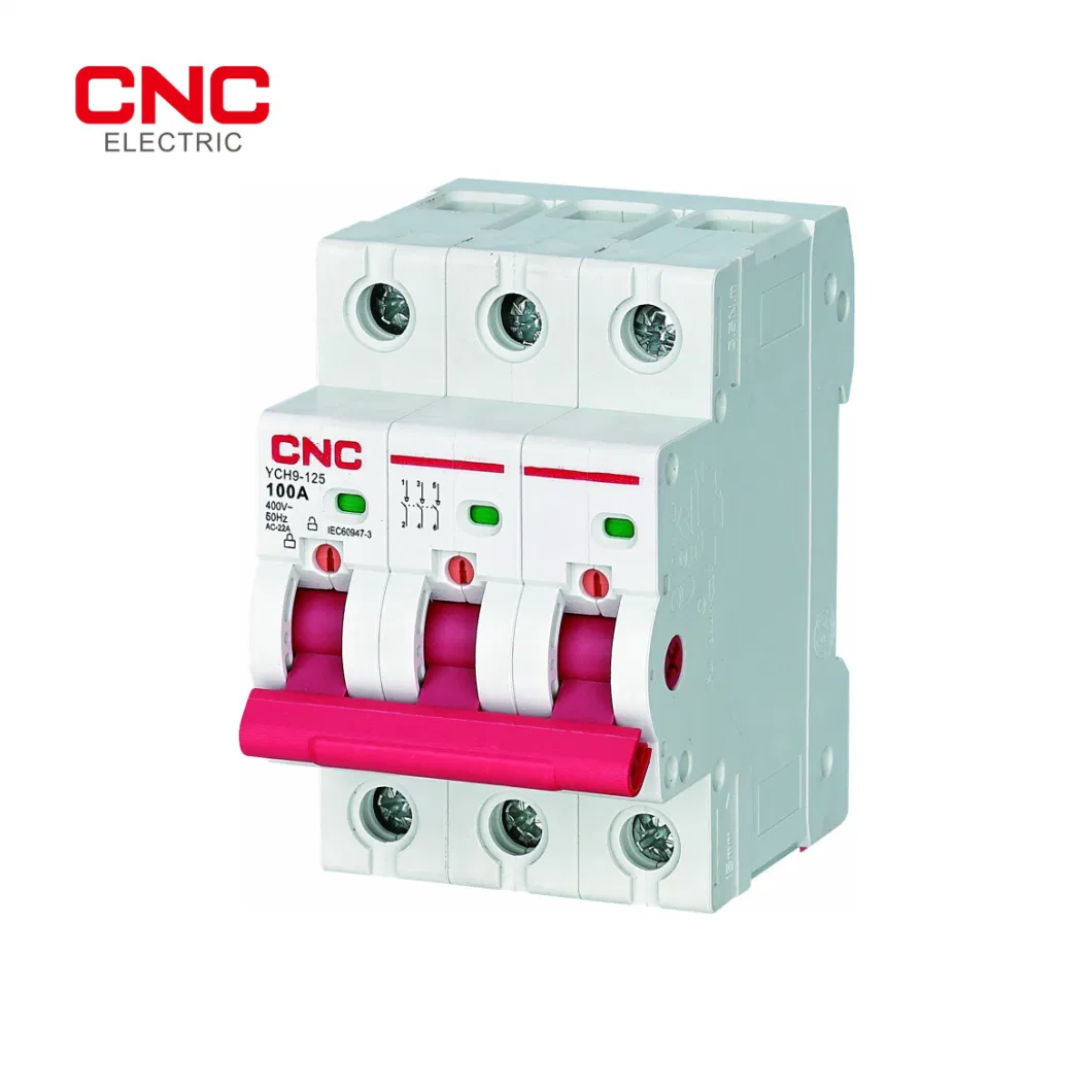 CNC MCB Miniature Circuit Breaker Mini Circuit Breaker Ych9-125