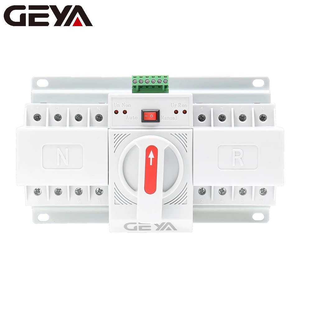 Geya W2r-110V-3p Electric Residential Transfer Geya 3 Phase Automatic Changeover Generator Switch