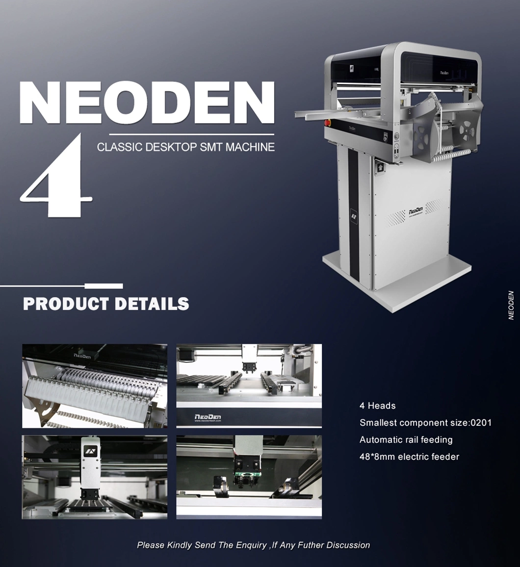 Neoden4 LED 1.2m PCB PNP Machine for Circuit Board Pick and Place SMT Assembly Line