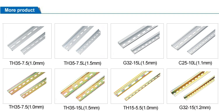 Th35-7.5 35mm Standard Steel Box Mounted Electrical Channel DIN Rail