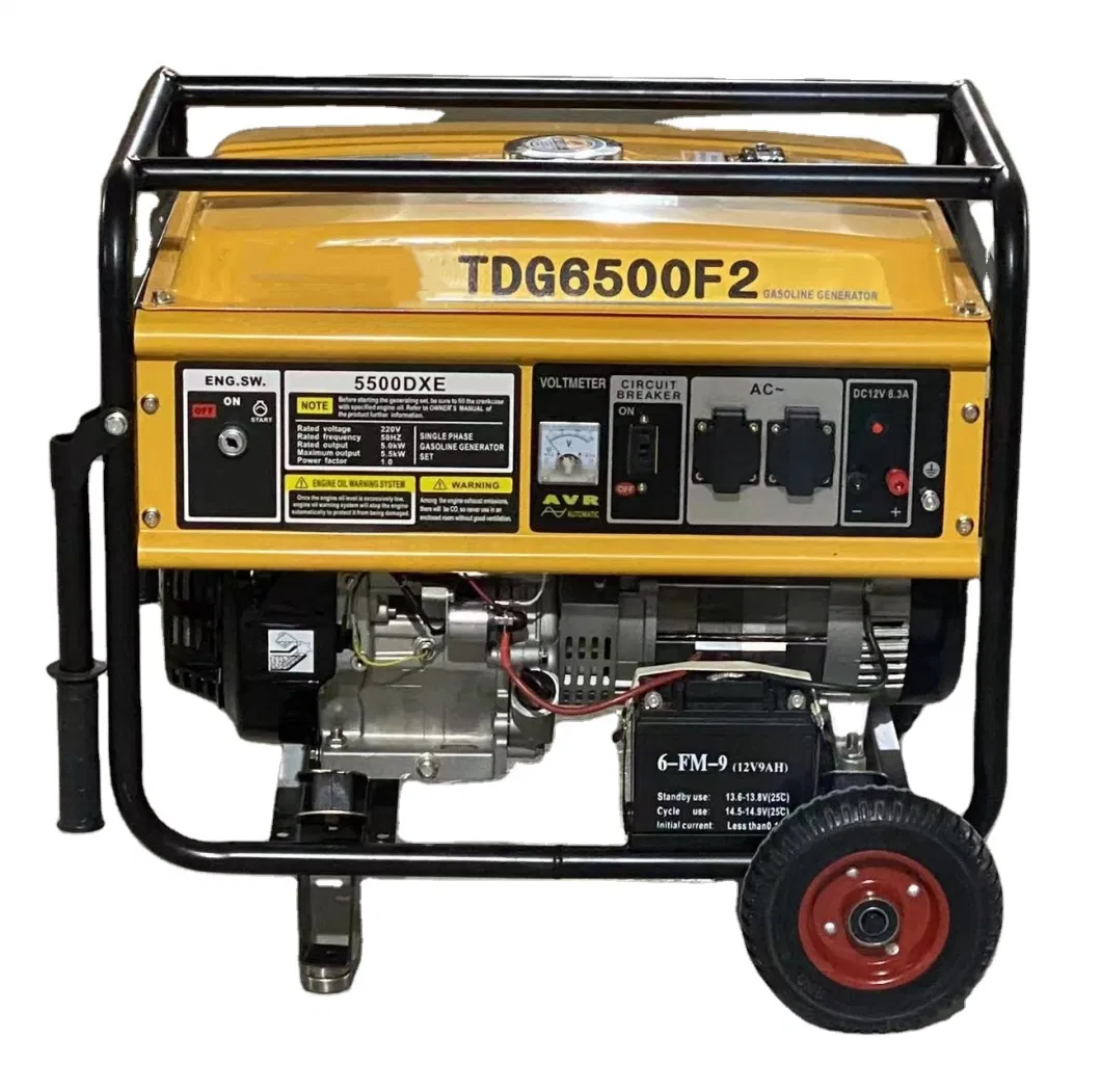 2kw Patented Technology Portable Gasoline Electric Generator for Home Standby Tank Engine Air Protection Circuit Cooling