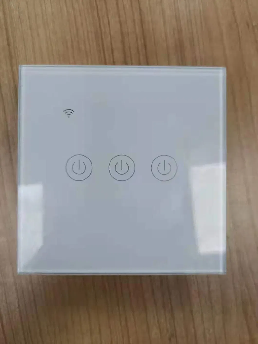 WiFi Touch Smart Wall Light Switch Tempered Glass Panel Work with Alexa/Google