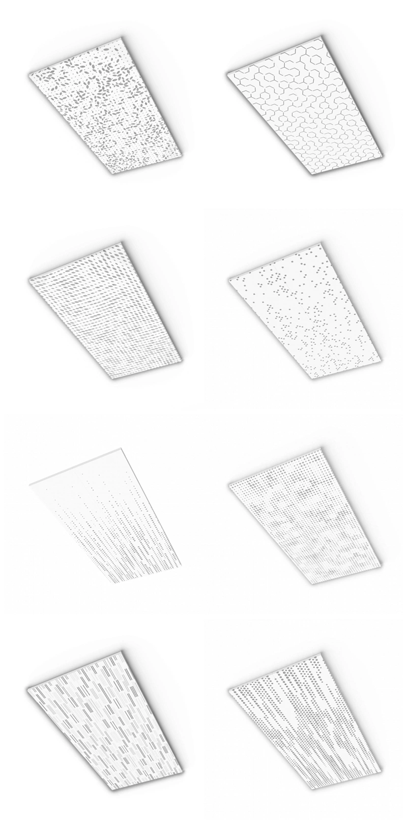 Pop Custom Aluminum LED Lighting Perforated Design Metal Ceiling Panel