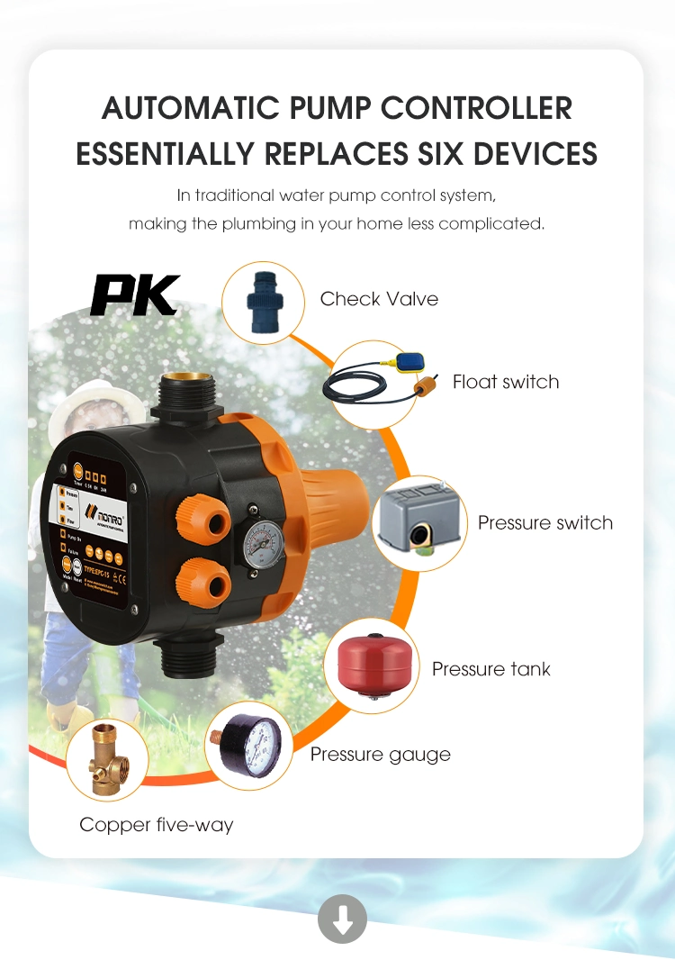 Monro EPC-15 Automatic Pump Control Pressure Control Pressure Switch with Three-in-One Mode