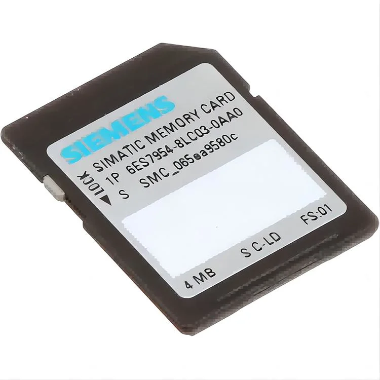 Simatic S7, Memory Card for S7-1X00 CPU, 3, 3V Flash, 256MB Original Genuine Spot 6es7954-8ll03-0AA0 Siemens 256 M Memory Card
