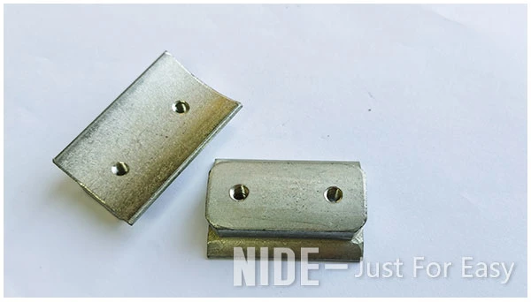 NdFeB Starter Motor Arc Magnet Motor Parts Double Hole Strong Magnetic Neodymium Magnet