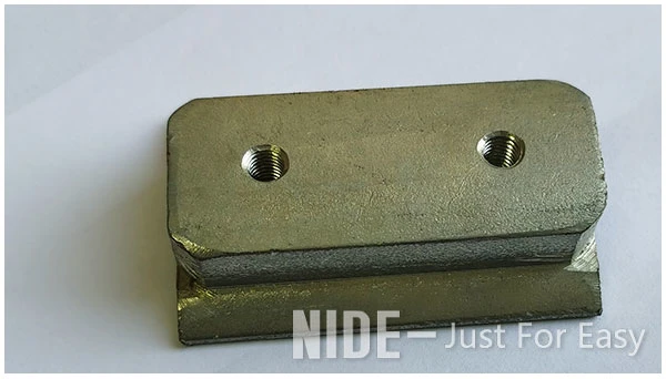 NdFeB Starter Motor Arc Magnet Motor Parts Double Hole Strong Magnetic Neodymium Magnet