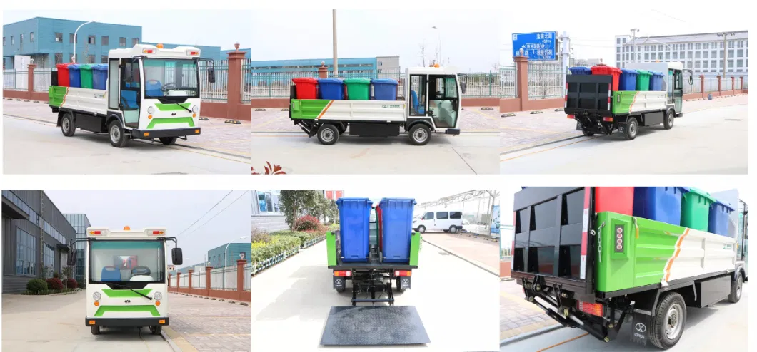 Pure Electric Driven Dustbin Garbage Transfer Truck for Waste Collection