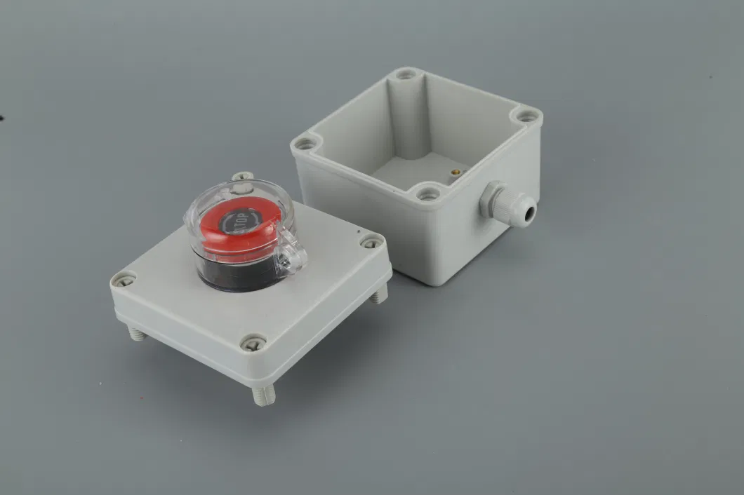 Plastic Waterproof IP65 Electric Push Button Switch Enclosure Single Hole Button Control Box