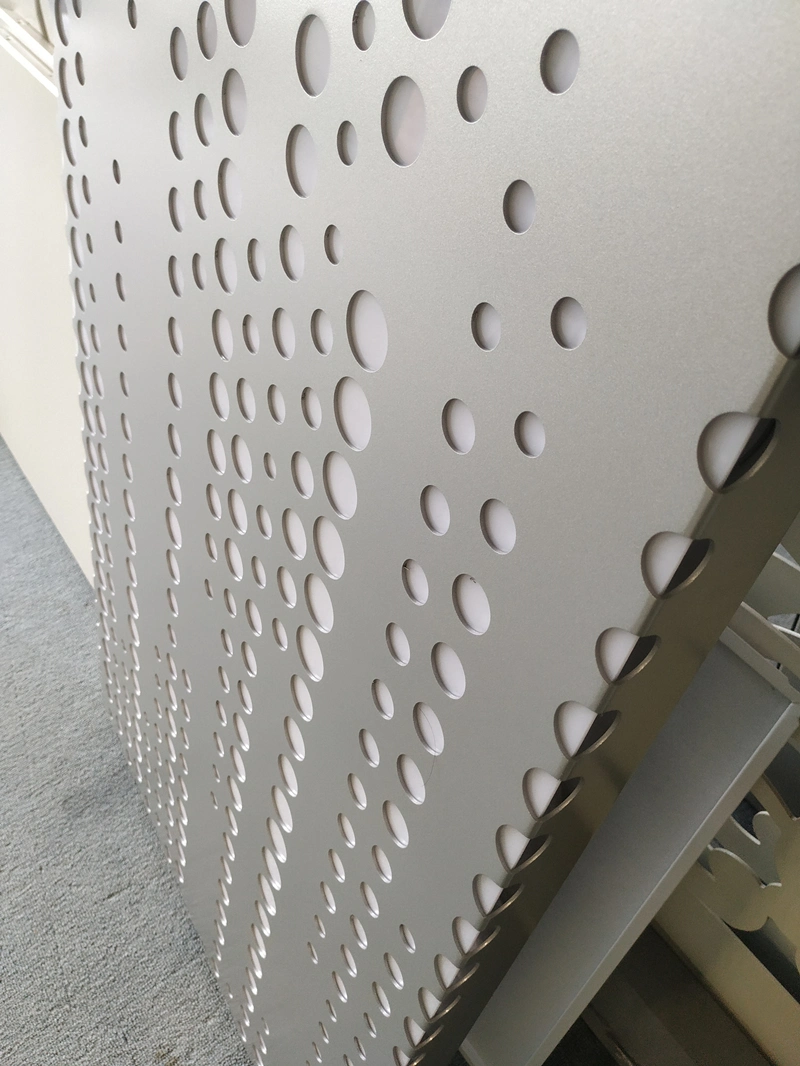 Pop Custom Aluminum LED Lighting Perforated Design Metal Ceiling Panel