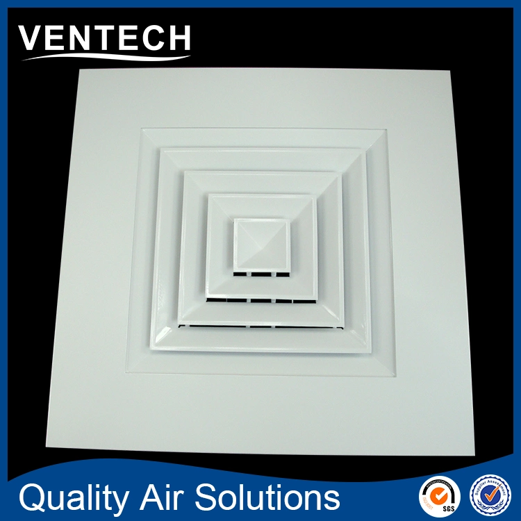 HVAC Duct Ceiling Diffuser Tile Air Conditioning T Bar Round Side Wall Air Diffuser