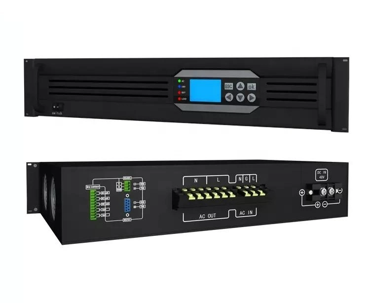 Rack Mount Telecom Rectifier System with DC Distribution Panel