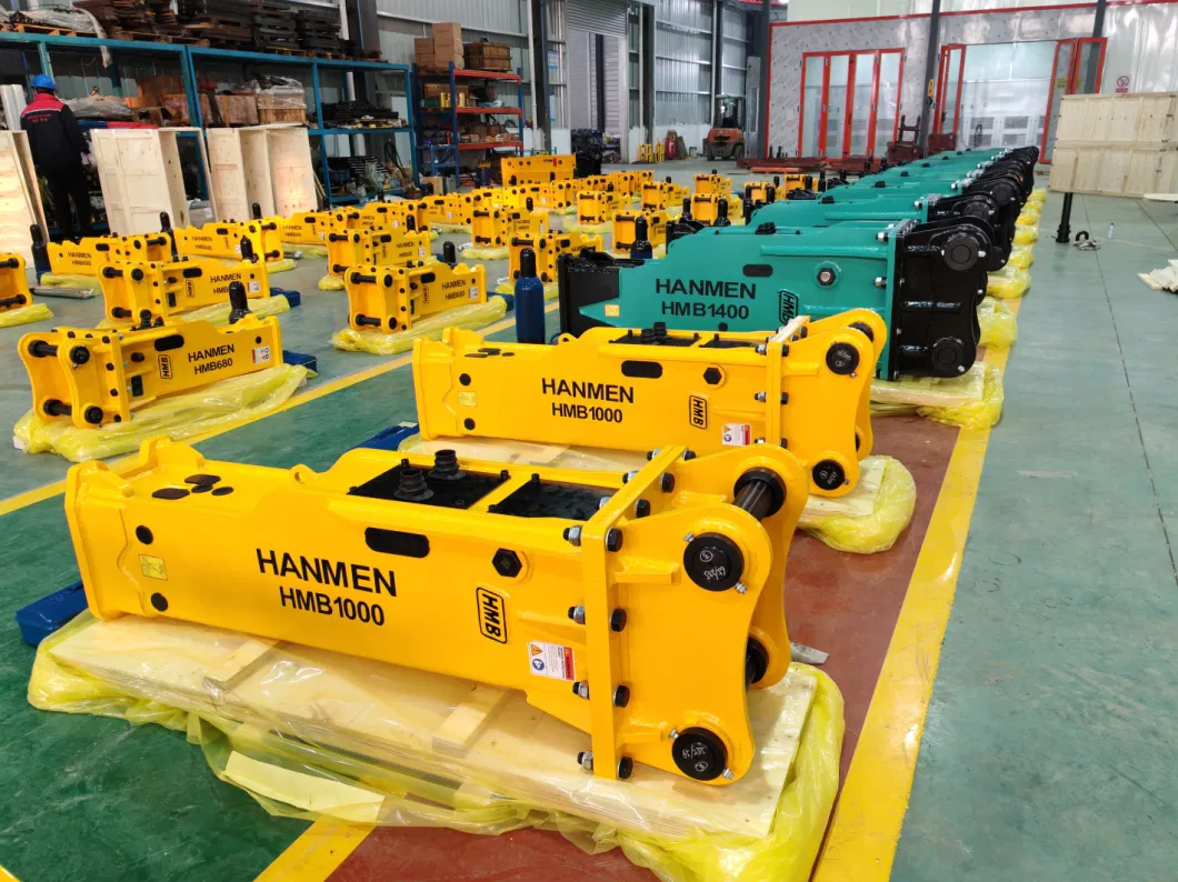 Construction Machinery OEM CE 20ton Sb81 140mm Chisel Hmb Excavator Attachments Box Rock Hammer Hydraulic Breaker for PC200 Excavator