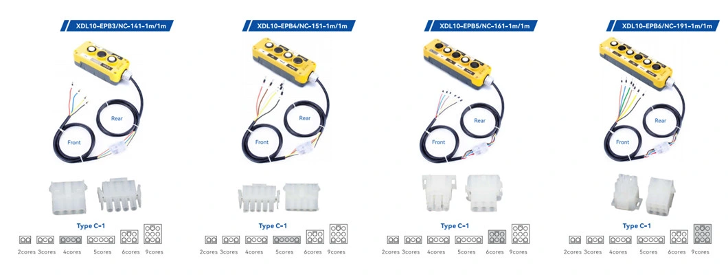 Xdl10-Epb5/Nc 5 Holes Small Momentary Push Buttons Control Station Box