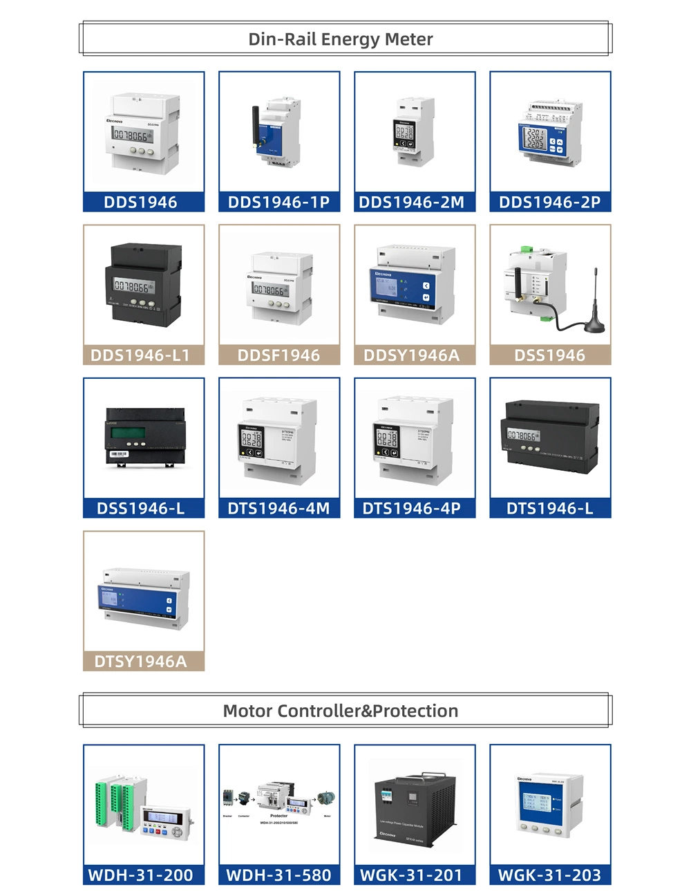 Dds1946 Single Phase RS485 Communication Solar PV Inverter Energy Digital Power Mwattmeter