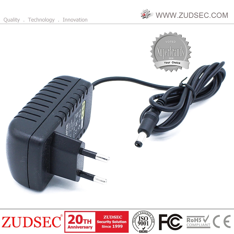 Plug in Power Adapter AC DC 12V 1A CCTV Power Supply 12V 1AMP Wall Plug CCTV Power Supplies 12V 1AMP for CCTV