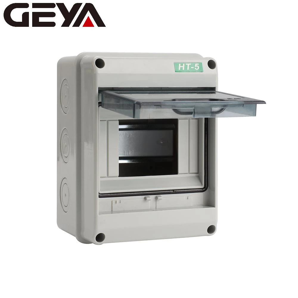 Geya PC ABS Ha CE RoHS IP65 Plastic Enclosure 4-36 Ways Outdoor Waterproof 4way 8way MCB Distribution Box OEM ODM