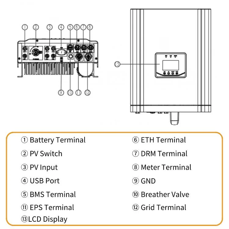 5kw 5000W MPPT Hybrid Single-Phase Energy Storage Inverter for Solar Panel System