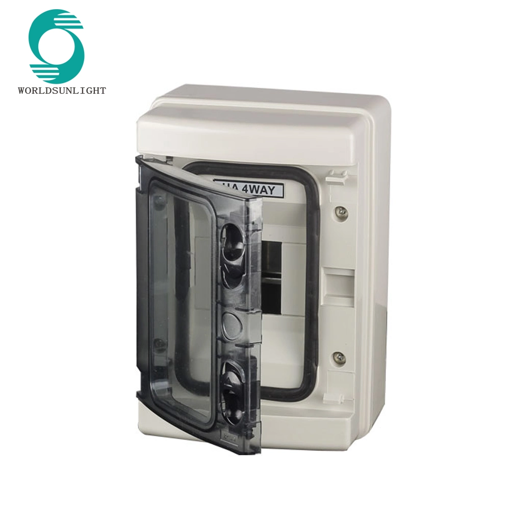 Ha-4 4 Ways IP65 Transparent Plastic Types ABS+PC Power Distribution Box Switch Box Enclosure MCB Box