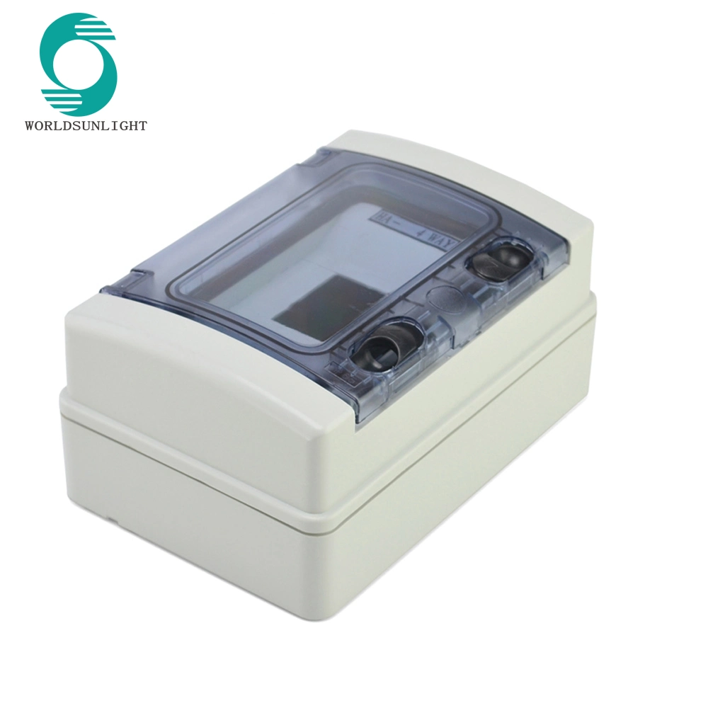 Ha-4 4 Ways IP65 Transparent Plastic Types ABS+PC Power Distribution Box Switch Box Enclosure MCB Box