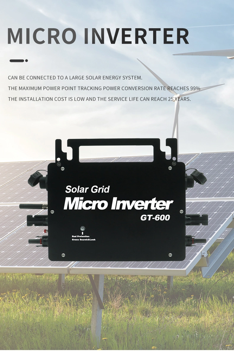 Hot Selling Product Solar Panels with Built in Micro Inverters off Grid Micro Inverter Micro Inverter 300W Plug End Play