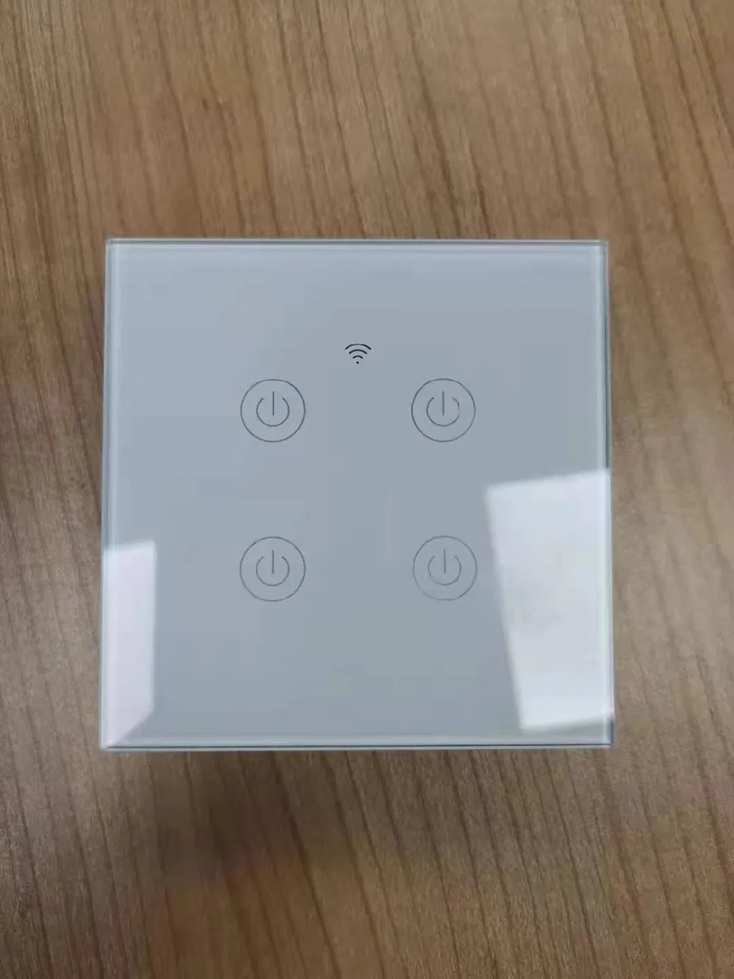 WiFi Touch Smart Wall Light Switch Tempered Glass Panel Work with Alexa/Google