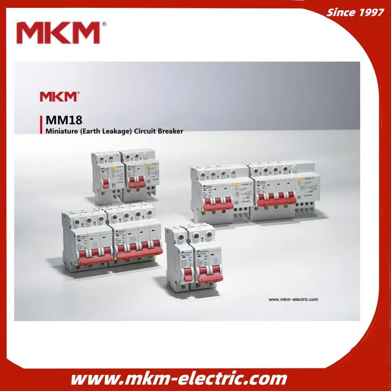 Low Voltage mm18-63 C63 6ka 230/400V 63A MCB Mini Circuit Breaker