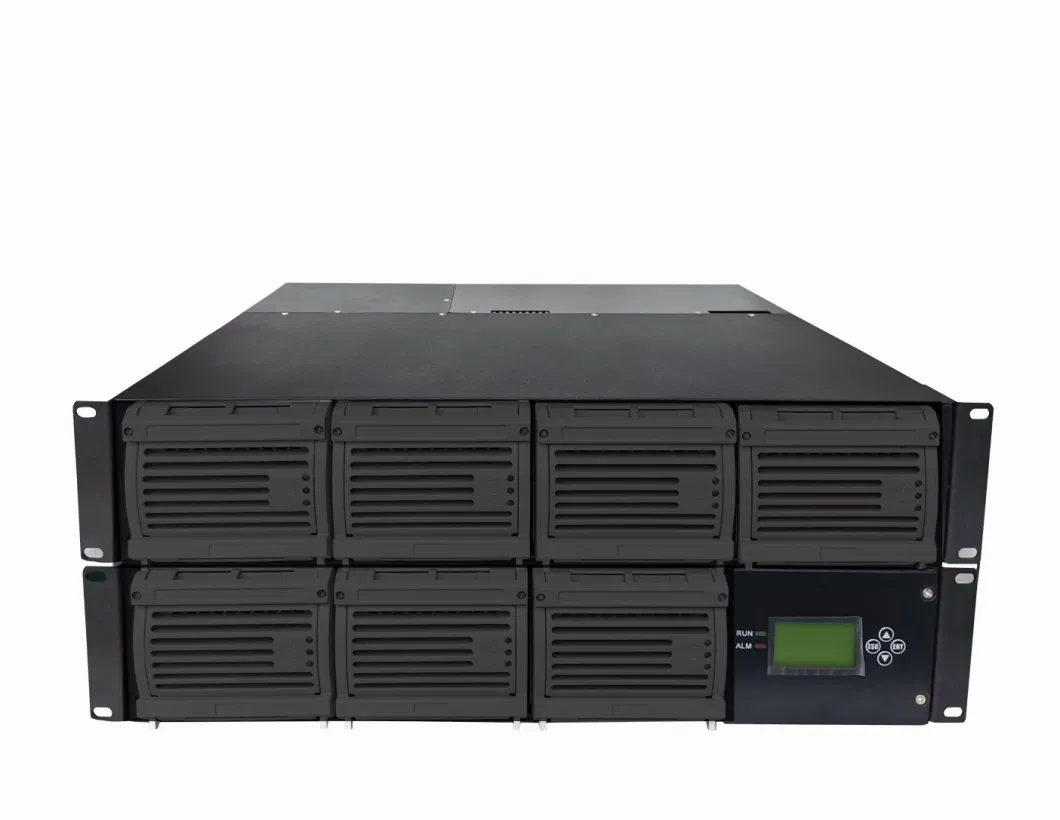 Rack Mount Telecom Rectifier System with DC Distribution Panel