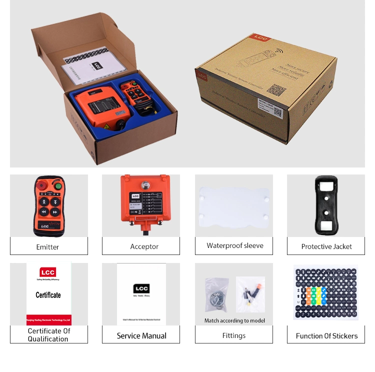 Q404 Industrial Wireless Remote Control Switch Board for Cranes