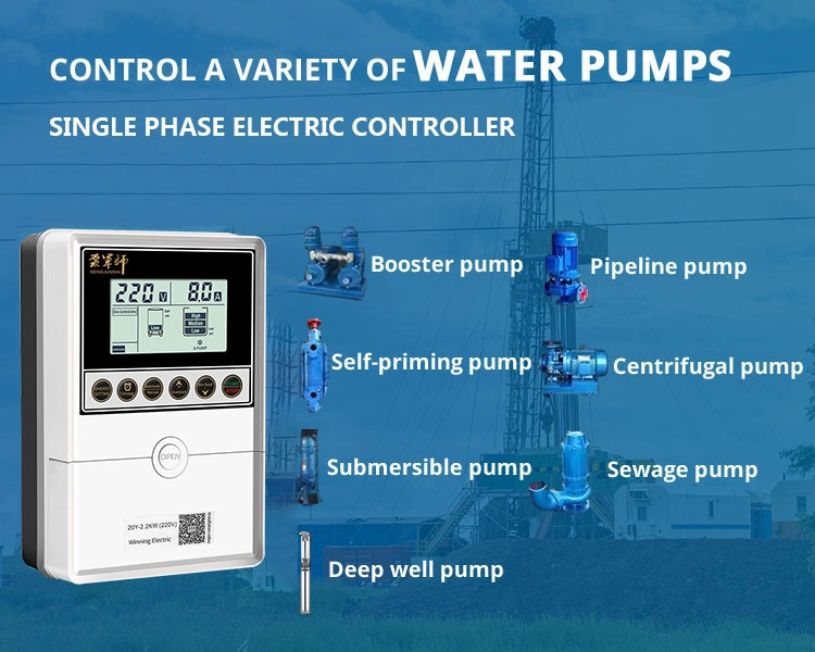 3kw Automatic Sumbersible Sewage Water Pump Control Panel Box