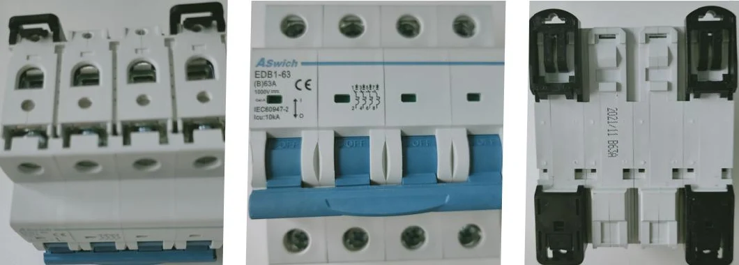 Aswich Electrical DC Automatic 1000V 40A Breaker MCB PV Circuit Breaker
