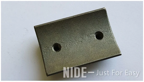 NdFeB Starter Motor Arc Magnet Motor Parts Double Hole Strong Magnetic Neodymium Magnet